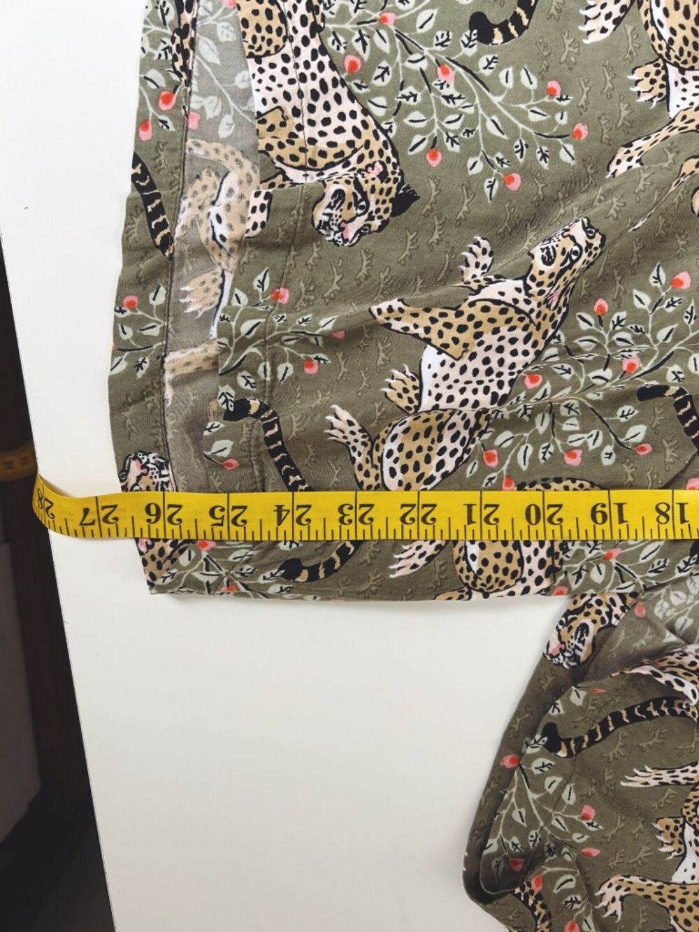 Printfresh Bagheera Leopard Print Pajama Set Green Small Organic Cotton Blend S - Picture 14 of 16